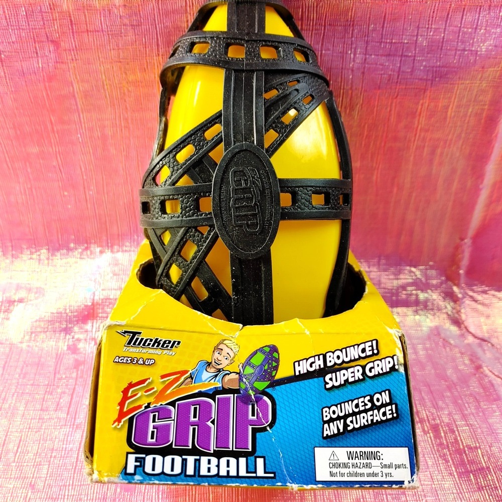 Tucker Sports E-Z Grip Flag Football High Bounce Super Grip Pool Beach Yellow
